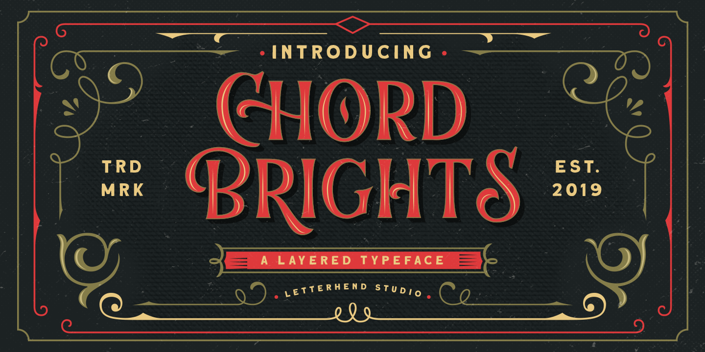Ejemplo de fuente Chord Brights Inline